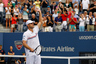 NEW YORK, NY - SEPTEMBER 05:  Andy Roddick of the United States waves to the crowd after losing to Juan Martin Del Potro of Argentina during their men's singles fourth round match on Day Ten of the 2012 U.S. Open at the USTA Billie Jean King National Tennis Center on September 5, 2025 in the Flushing neighborhood, of the Queens borough of New York City.  (Photo by Mike Stobe/Getty Images for USTA)